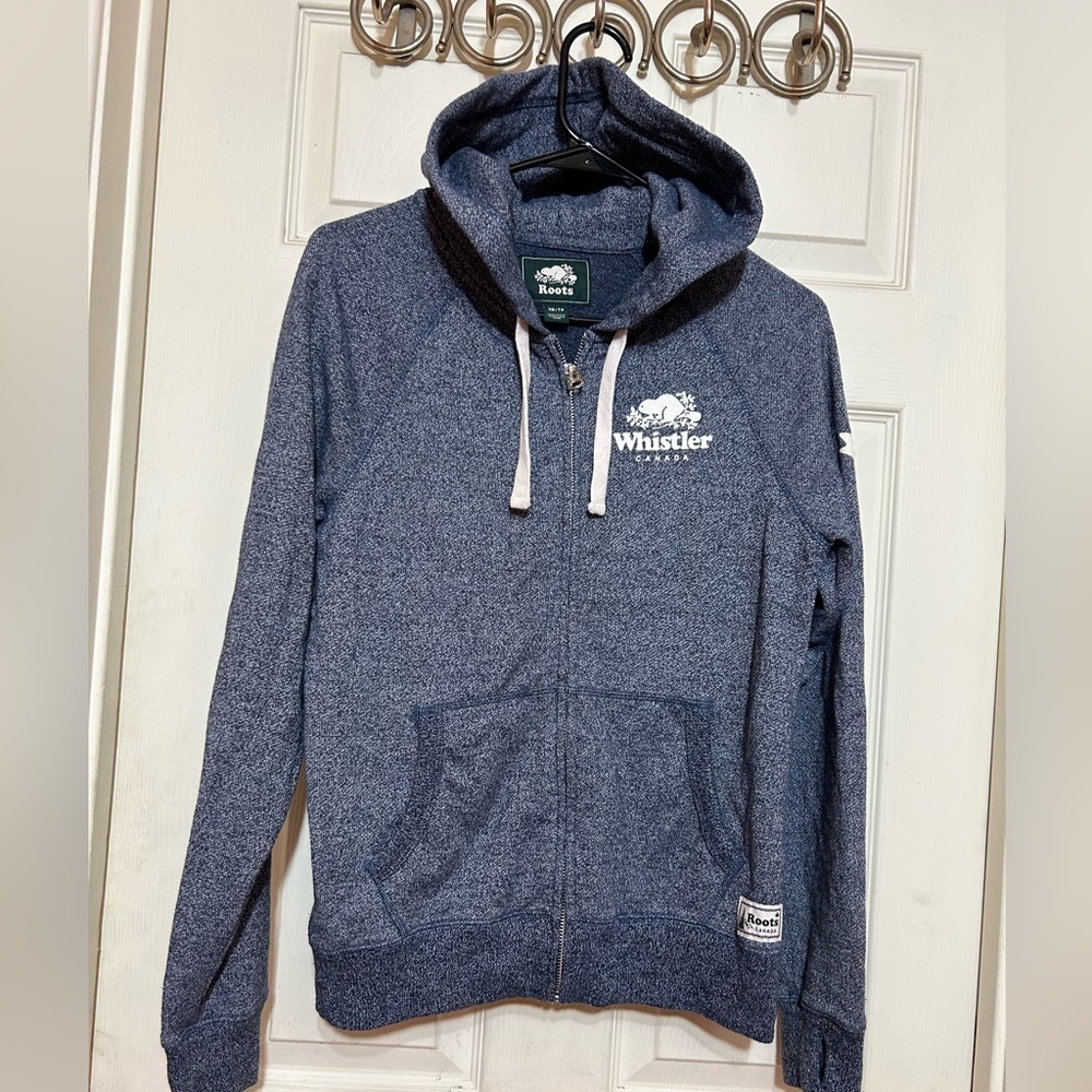 ROOTS hoodie sweatshirt zip up size xs